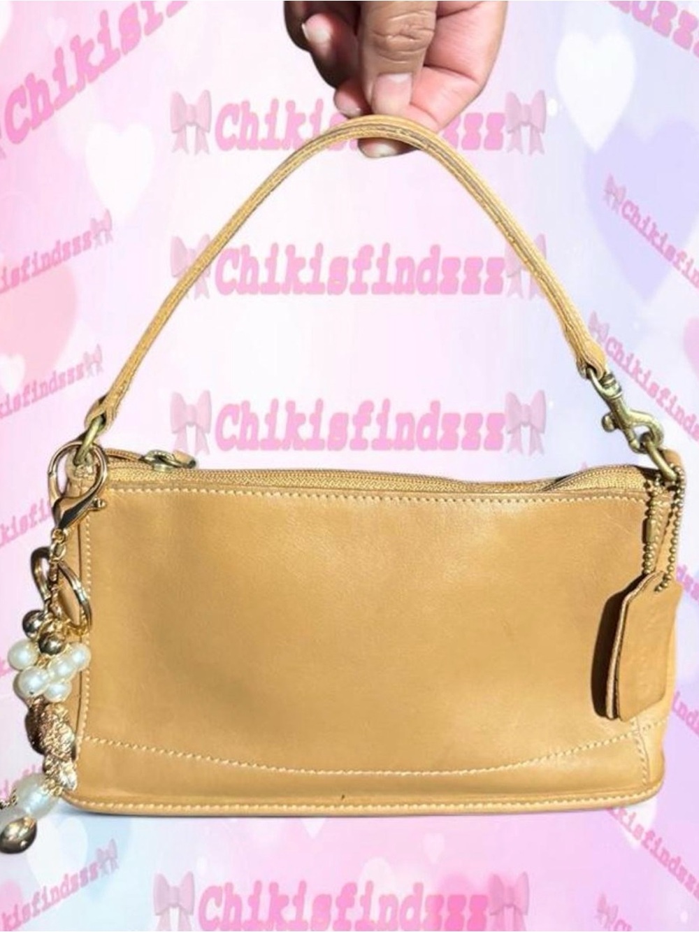 Coach Vintage Bleecker Demi Baguette in Tan (Style Number 9311)